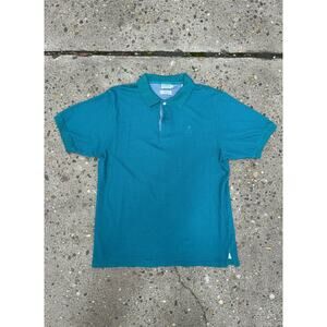 1990s Chaps Ralph Lauren Teal Polo – XL